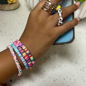Multicolor Beaded Bracelet Set